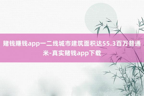 赌钱赚钱app一二线城市建筑面积达55.3百万普通米-真实赌钱app下载
