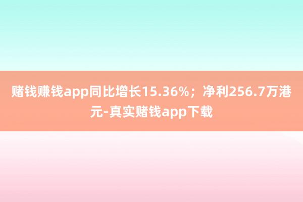 赌钱赚钱app同比增长15.36%；净利256.7万港元-真实赌钱app下载