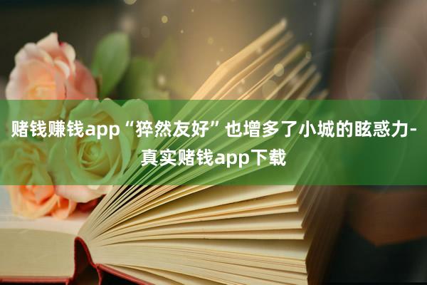 赌钱赚钱app“猝然友好”也增多了小城的眩惑力-真实赌钱app下载