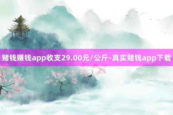 赌钱赚钱app收支29.00元/公斤-真实赌钱app下载